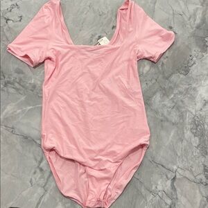 Aerie Smoothez Soft Pink Bodysuit